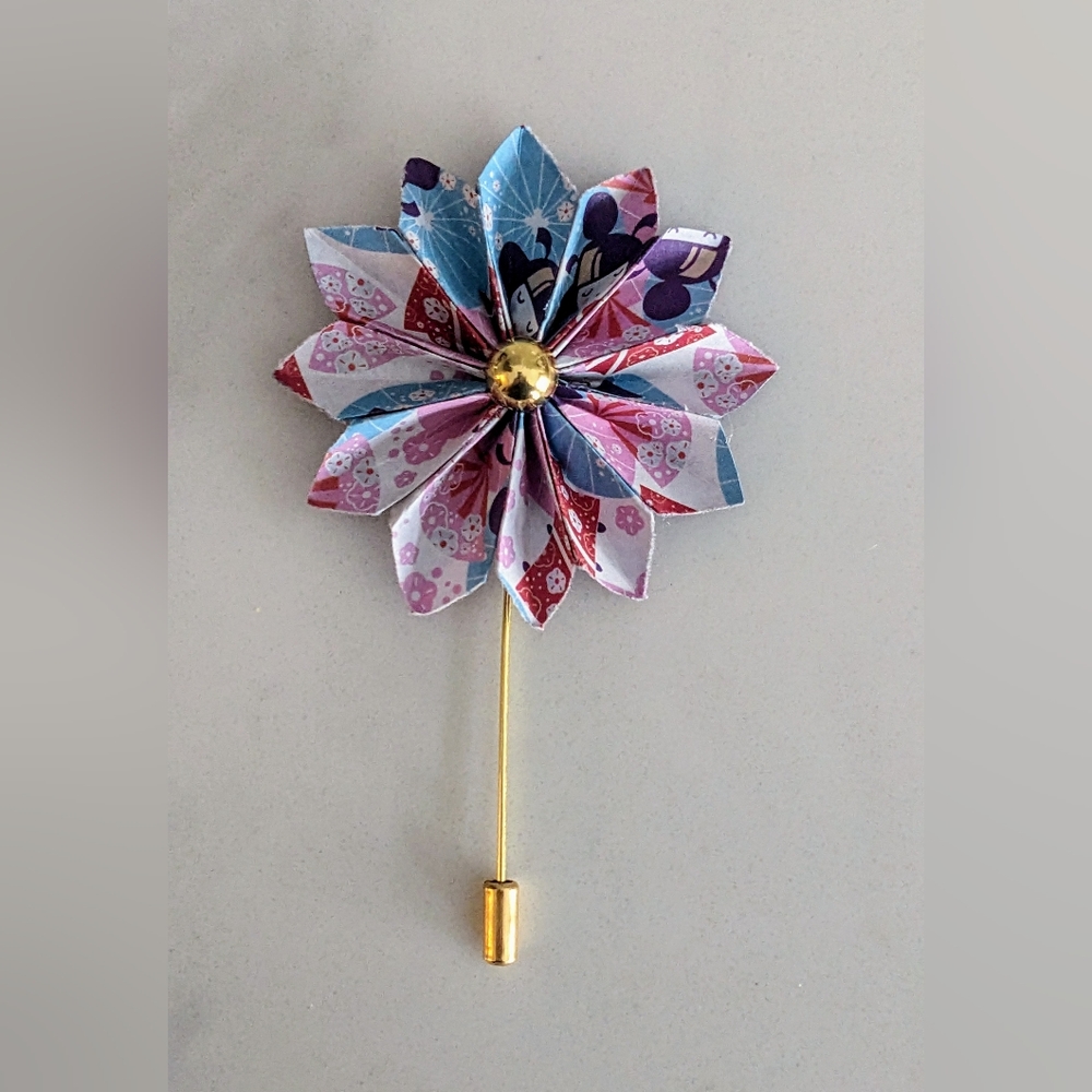 Baby Doll Flower Lapel Pin
